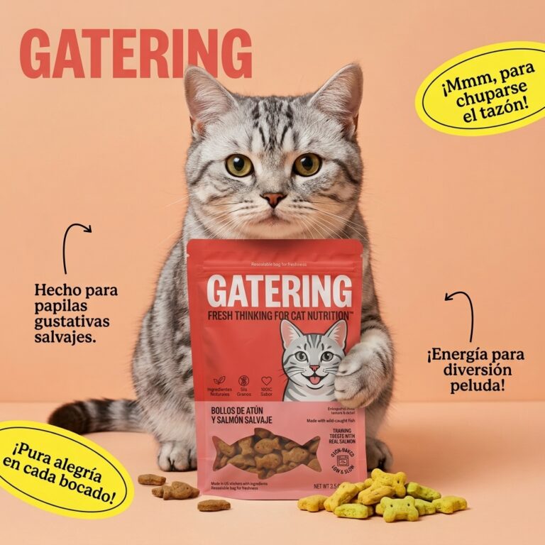 Publicación de Instagram de Gatering con un gato